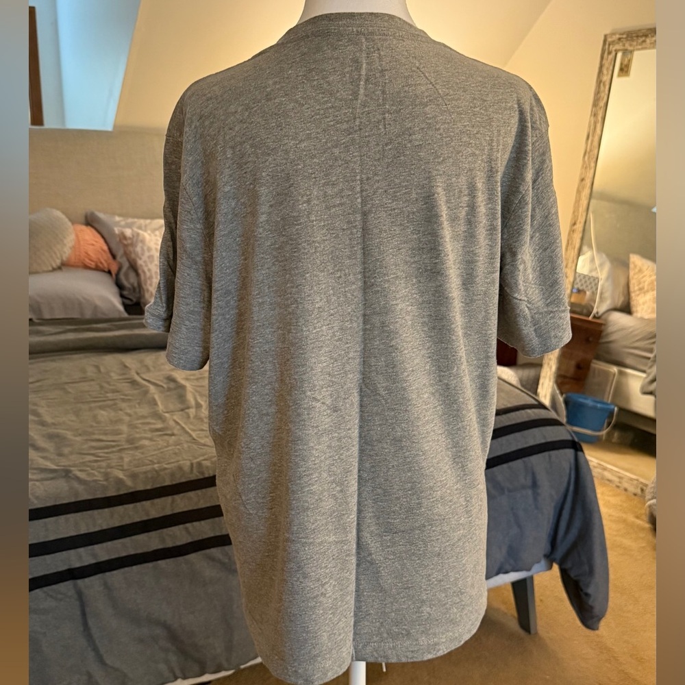 Puma Heather Gray Logo Tee for Women - Picture 2 of 6